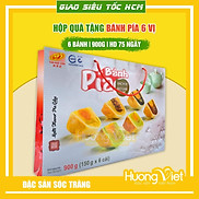 Hộp quà tết bánh Pía Thượng Hạng 6 vị Tân Huê Viên