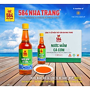 Thùng 20 chai Nước mắm Cá cơm 15 độ đạm- 584 Nha Trang, Chai 500ml