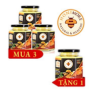 Combo 3 hũ Tinh nghệ nếp vàng HONIMORE 200g - TẶNG 1 hũ cùng loại