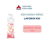 Kem đánh răng cho bé Laforin Kids 12M+ trẻ em nuốt được 75g vị Ổi Đào