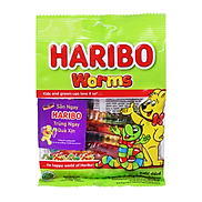 Kẹo Dẻo Hương Trái cây Tự Nhiên Haribo Worms 80G