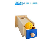 Đồ chơi trẻ em Oreka Montessori Hộp thả Đồ vật Dạng ngăn kéo - 0110200