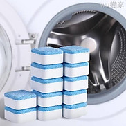 Hộp 12 viên tẩy vệ sinh lồng máy giặt sủi sạch vi khuẩn tẩy sạch cặn bẩn