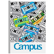 Vở Mix Tape - A4 Kẻ Ngang Có Chấm 200 Trang ĐL 70g m2 - Campus NB-A4MT200