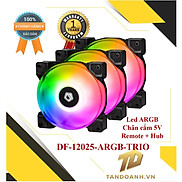 Bộ quạt tản nhiệt ID-Cooling DF-12025-ARGB-TRIO RGB Fan led ARBG 5V