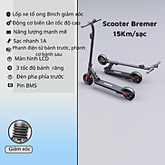 Xe Trượt Scooter Điện Gấp Gọn Lốp 8inch