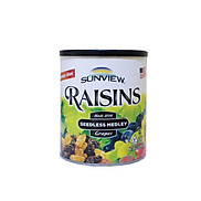 Nho Khô Raisins Sunview Mix Mỹ Hộp 425g