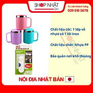 Combo Chốt cửa bảo vệ trẻ em + Cốc giữ nhiệt lõi inox nội địa Nhật Bản