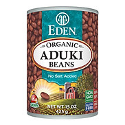 Đậu aduki ngâm kombu hữu cơ Eden 425g