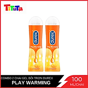 Combo 2 Chai Gel Bôi Trơn Durex Play Warming Chai 100ml X2