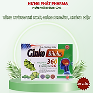 Hoạt huyết tăng cường trí nhớ An dưỡng não Ginko Biloba 360 giảm đau đầu