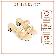 Guốc nữ mũi vuông quai nhún SABLANCA 5050GN0043