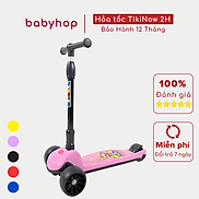 Xe trượt scooter Babyfast 3 bánh an toàn cho trẻ em của Babyhop chịu lực