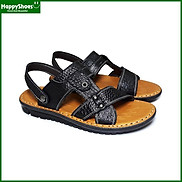 Giày Sandal Nam Da Bò Vân Cá Sấu HappyShoes - HP01