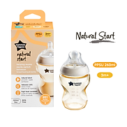 Bình Sữa PPSU Ty Siêu Mềm Tự Nhiên Tommee Tippee Natural Start 260ml