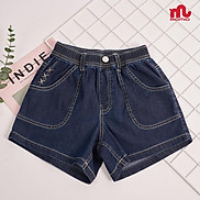 Quần bé gái short jean RIOMIO sooc bò cho trẻ em 100% cotton USA co giãn