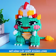 Bộ Mô Hình Đồ Chơi Lắp Ráp Xếp Hình 3D Nhân Vật Khủng Long