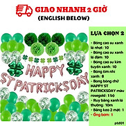 Bộ bong bóng trang trí Patrick s day combo ptd01