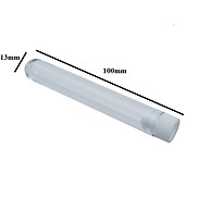 Ống nghiệm PS 7ml 13x100mm có nắp không nhãn túi 100 ống HTM