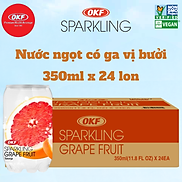 Nước ngọt có ga vị bưởi NƯỚC BƯỞI CÓ GA OKF HÀN QUỐC x 24 lon 350ml