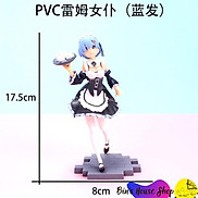 Đồ Chơi Mô Hình- Mô hình Anime- Nhân vật cô hầu gái Re zero PVC cao 17.5cm
