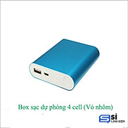 Box Sạc Dự Phòng 4 Cell 18650 Xiaomi Vỏ Nhôm Không Bao Gồm Pin