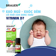 Vitamin D cho trẻ sơ sinh và trẻ nhỏ Brauer Baby & Kids Liquid Vitamin D