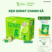 Kẹo ngậm Genat Chanh Sả Hộp 100 viên - Giao 2H HCM