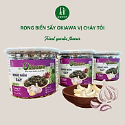 Hộp rong biển sấy khô Okinawa vị cháy tỏi 30g - ăn liền DTFood