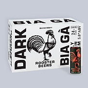 Thùng Rooster Beers Dark Bia Gà 24 Lon 330ml Lon