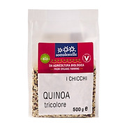 Hạt diêm mạch hỗn hợp ba màu hữu cơ Sottolestelle 500g Organic Quinoa