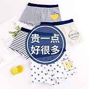 Set 4 quần chip đùi cotton cho bé trai size 9kg-45kg