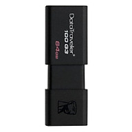 USB Kingston DT100G3 - 64GB - USB 3.0 - Hàng Chính Hãng thumbnail