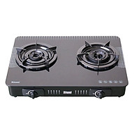 Bếp Gas Dương Rinnai RV-615Slim(GL-D) - Đen - Hàng Chính Hãng