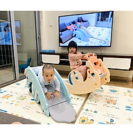 Cầu trượt bập bênh hình cá heo Holla 2020 thiết kế 3in1Ếch bập bênh- Cầu trượt cá heo- Cột bóng rổ cho bé thỏa sức vận động chỉ trong 1 sản phẩm thumbnail