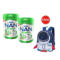 Combo 2 sản phẩm dinh dưỡng công thức Nestle NAN ORGANIC 3Lon 900g Tặng thumbnail