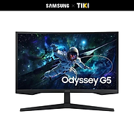 Màn Hình Gaming Cong Samsung LS27CG552EEXXV Odyssey G5 G55C (27.0 inch - 2K - VA - 165Hz - 1ms - FreeSync - HDR10 - Curved) - Hàng Chính Hãng