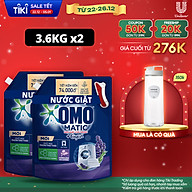Combo 2 túi nước giặt OMO Matic chuyên dụng Cửa Trước Lavender Khử Mùi Thư thumbnail