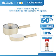 Bộ nồi chảo chống dính Elmich baby EL-1168 size16cm