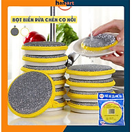 Miếng Bọt Biển Rửa Chén 2 Mặt Vải Lưới Tạo Bọt Rửa Bát Cọ Nồi Đa Năng Tiện Lợi