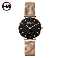 Đồng hồ nữ HANNAH MARTIN chính hãng - Model HM -2138W - dây thép không gỉ - bảo hành thumbnail
