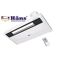 Quạt mát âm trần tích hợp thông gió Hans H20R Hàng chính hãng