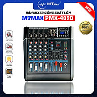 Bàn Mixer Mini Liền Công Suất Lớn MTMAX F82D - Bàn Trộn Chính Hãng 2 Kênh 600W 16 Hiệu Ứng DSP Nguồn 48V, Bảo Hành 12 Tháng