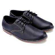 Giày nam thời trang huy hoàng màu đen HJ7160 thumbnail