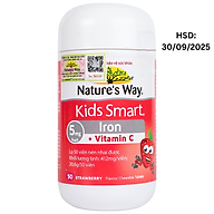 Nature's Way Kids Smart IRON C - Bổ Sung Sắt Cho Trẻ Em (50 viên /Lọ)