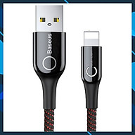 Cáp sạc nhanh Baseus X- shaped Light chân Lightin và Type C - Hàng Chính Hãng