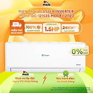 Điều Hòa Casper Inverter 1 Chiều 12000BTU GC-12IS35 - Hàng Chính Hãng - Chỉ Giao Hà Nội