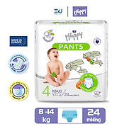 Bỉm T4 Pants, tã quần cao cấp BELLA HAPPY nhập khẩu Pháp 24 miếng cho bé 8 - 14 kg thoáng mát, thấm hút, chống tràn thumbnail