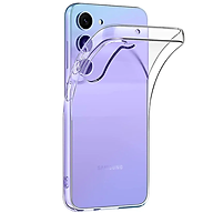 Ốp lưng dẻo silicon cho Samsung Galaxy A25 hiệu Ultra Thin (siêu mỏng 0.6mm, chống trầy, chống bụi) - Hàng nhập khẩu