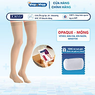 Vớ y khoa đùi silicone JOBST Opaque Sensitive - Mỏng,màu da,kín ngón, 20-30mmHg,giãn tĩnh mạch
